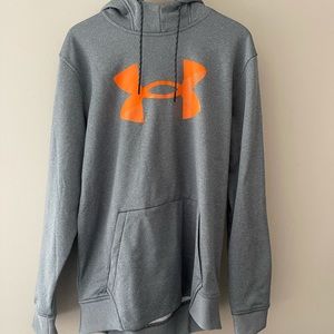 New Gray and Orange Under Armour Sweatshirt
